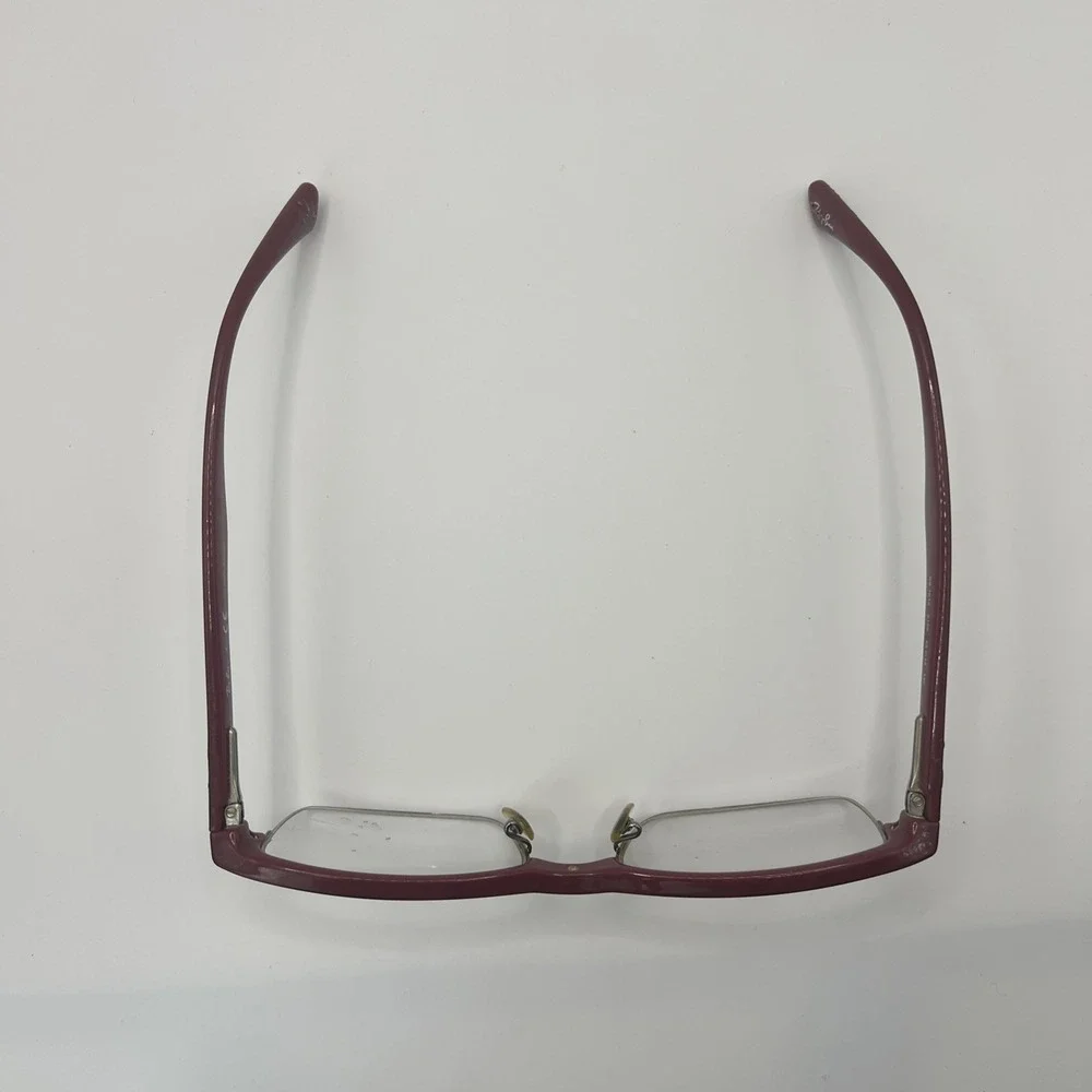 Ray Ban Eyeglasses Frames Only RB 7014 5156 52-18-140 Tortoise & Purple Half Rim